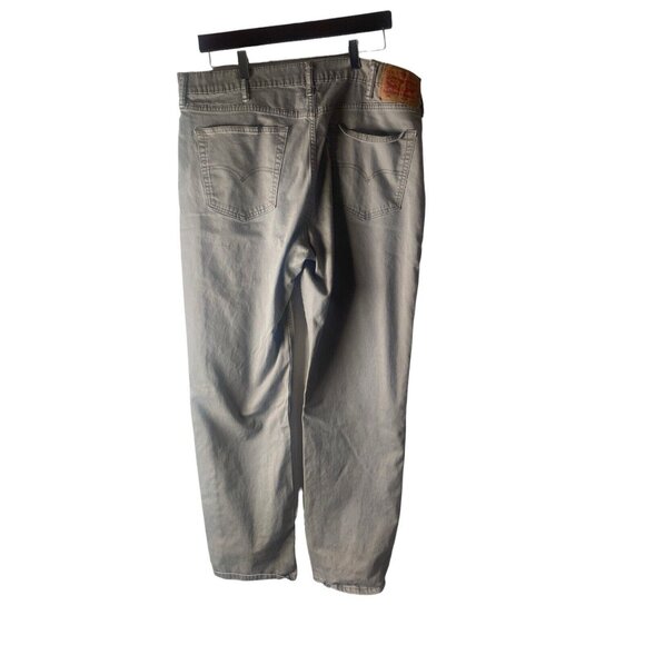 Levis 541 Athletic Fit Jeans Mens W38 L34 (37x30.5) Light Gray - Picture 2 of 10